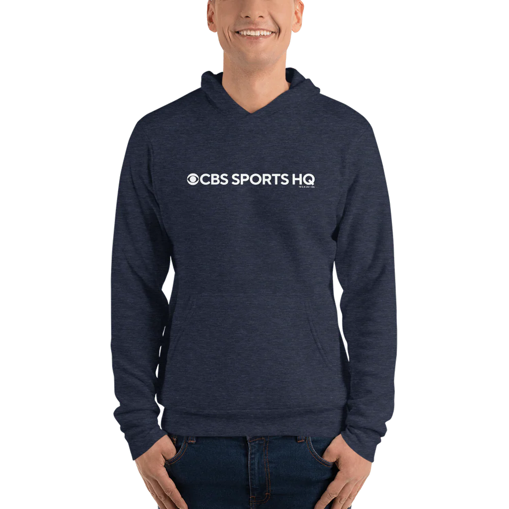 CBS Sports HQ Logo Adult Fleece Hooded Sweatshirt - Image 2