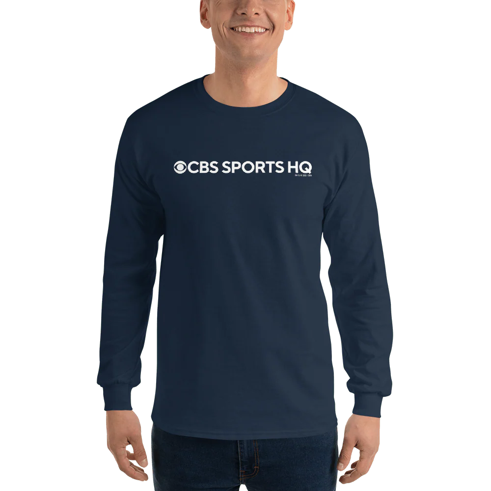 CBS Sports HQ Logo Adult Long Sleeve T-Shirt - Image 2