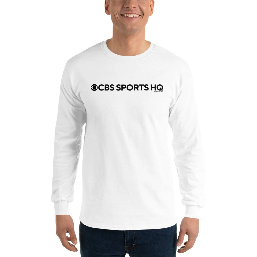 CBS Sports HQ Logo Adult Long Sleeve T-Shirt - Image 3
