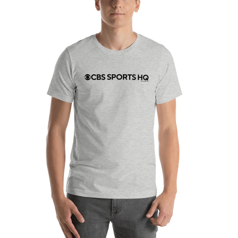 CBS Sports HQ Logo Adult Short Sleeve T-Shirt - Image 2
