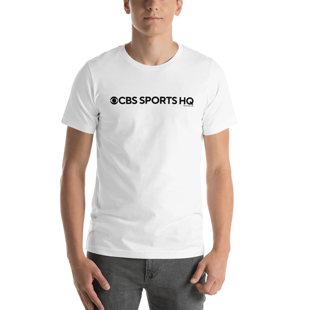CBS Sports HQ Logo Adult Short Sleeve T-Shirt - Image 5
