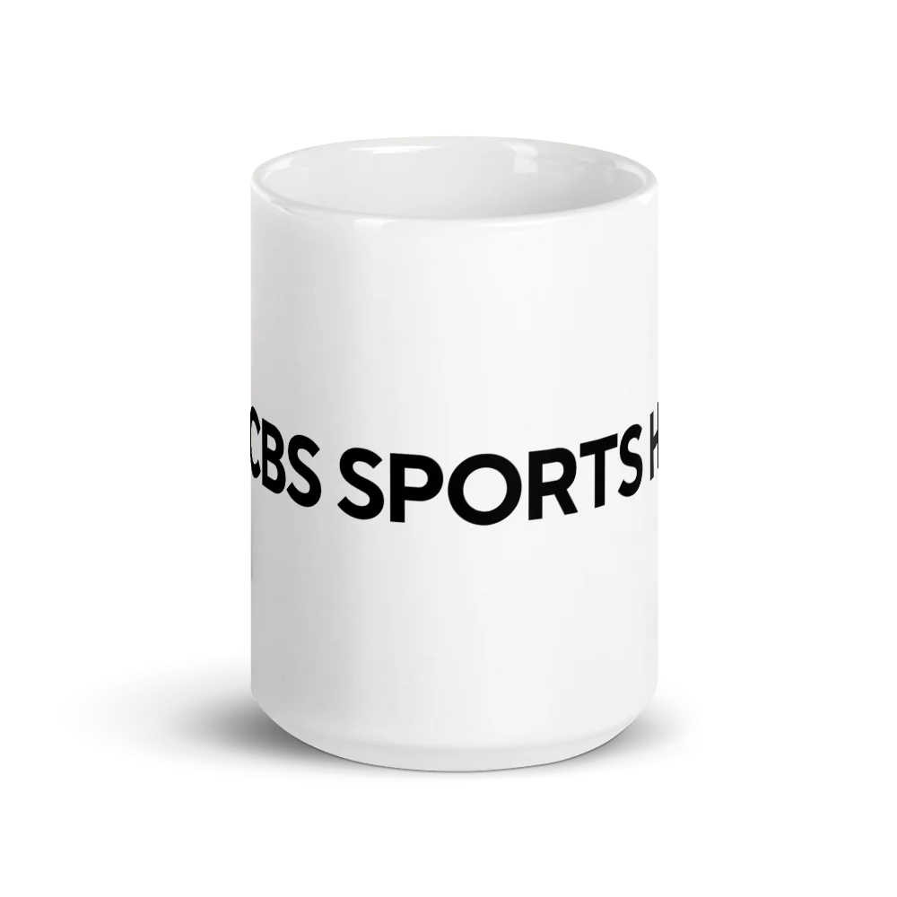 CBS Sports HQ Logo White Mug - Image 5