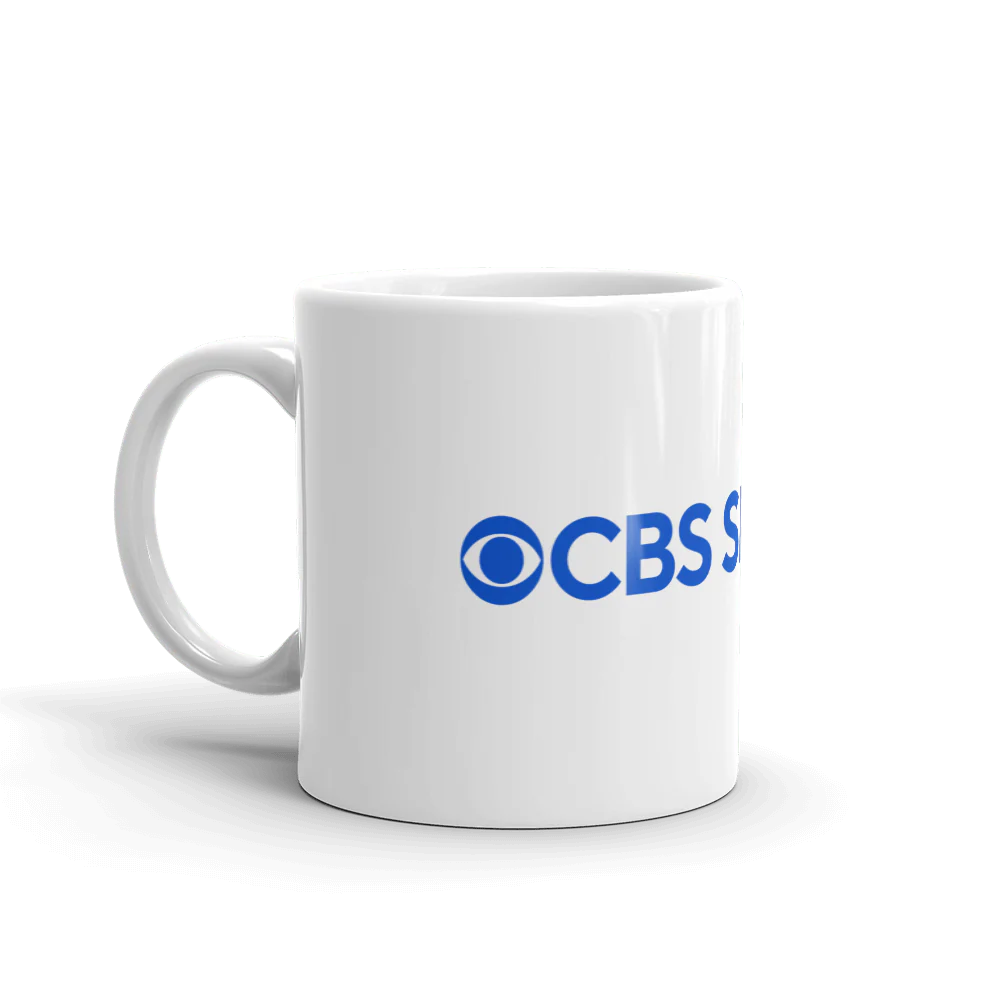 CBS Sports HQ Logo White Mug - Image 3
