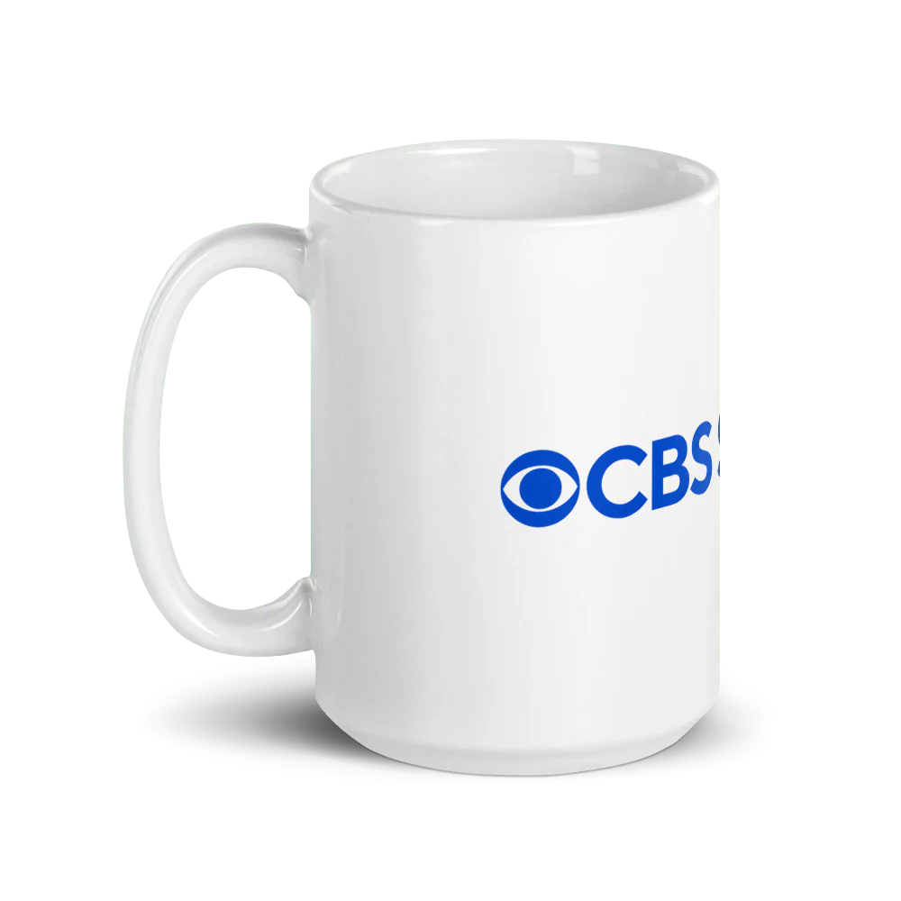 CBS Sports HQ Logo White Mug - Image 6