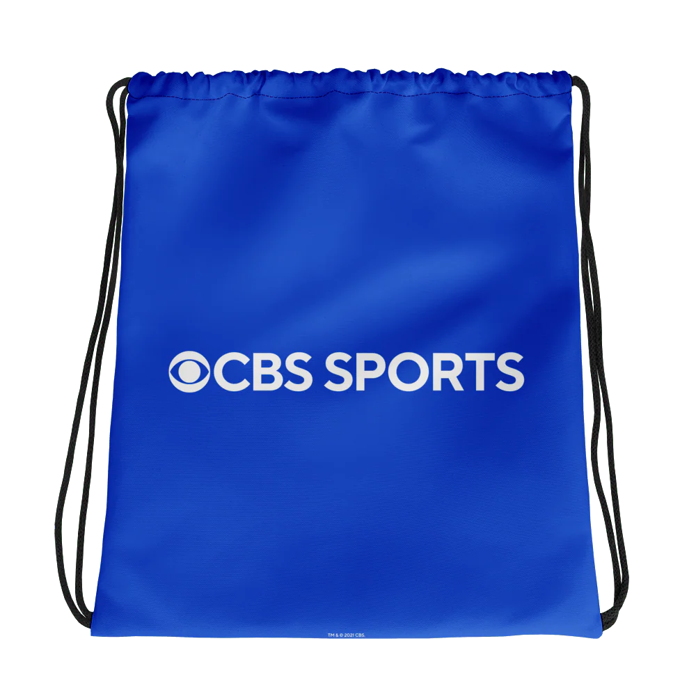 CBS Sports Logo Drawstring Bag