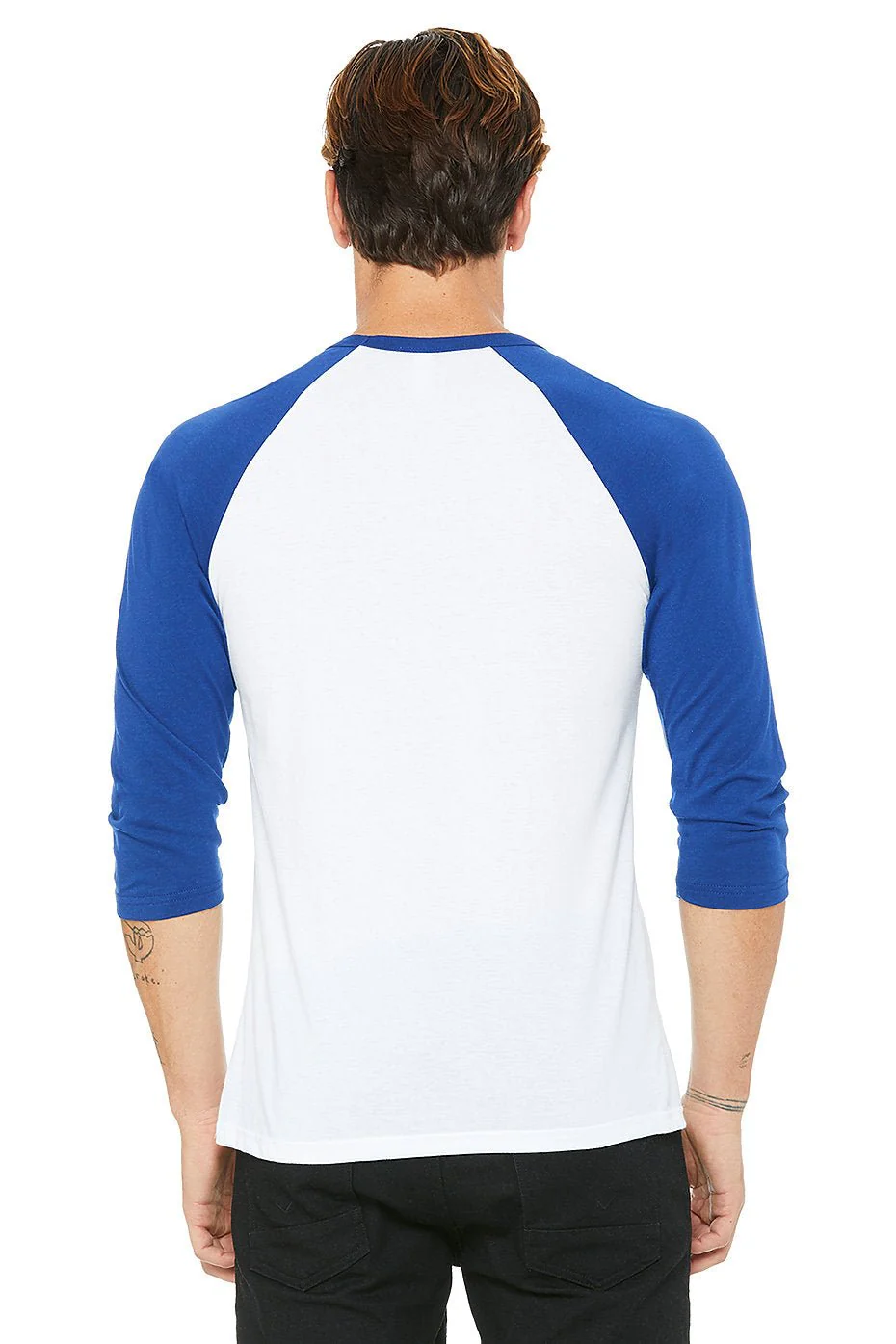 CBS Sports Logo 3/4 Sleeve Baseball T-Shirt - Image 4