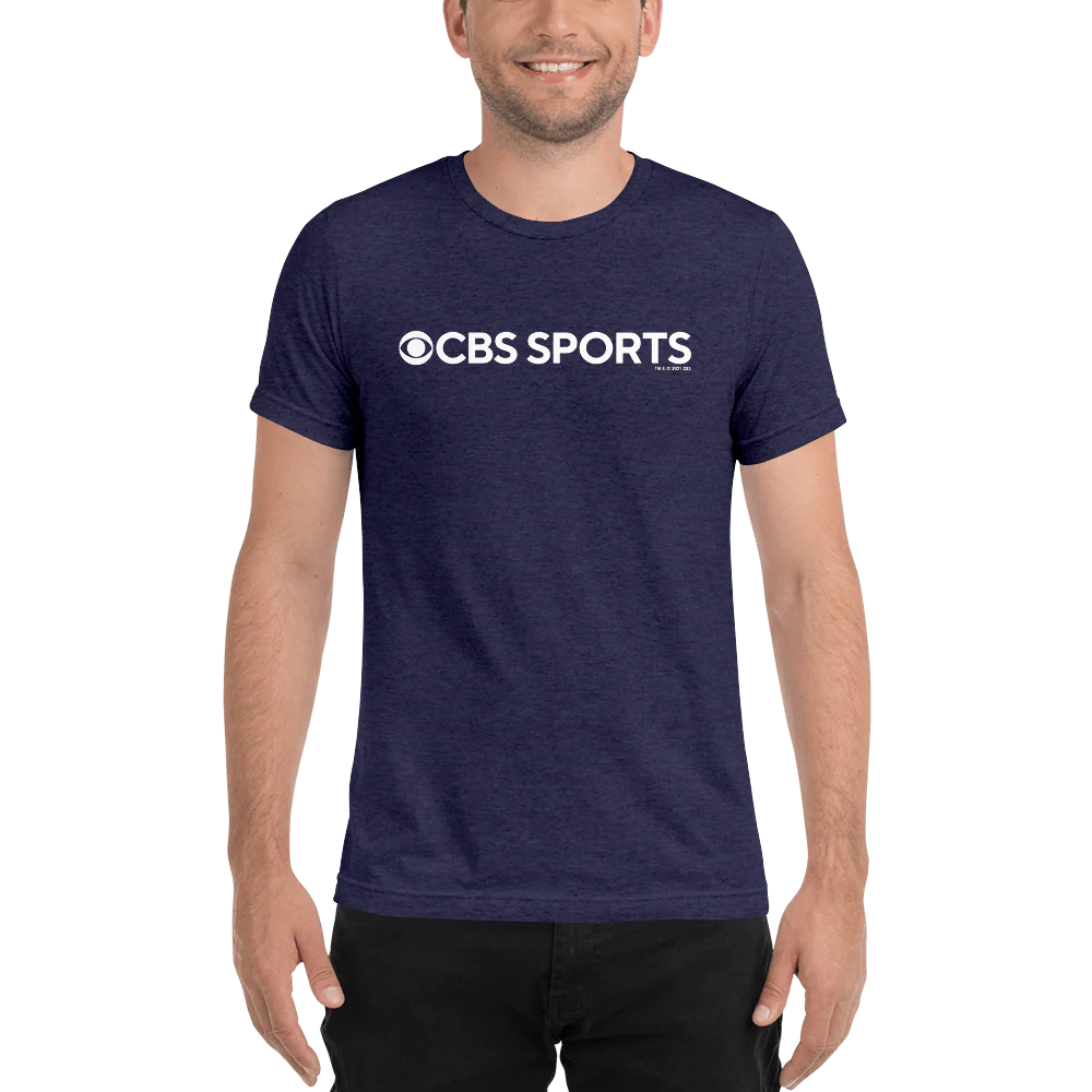 CBS Sports Logo Unisex Tri-Blend T-Shirt - Image 4