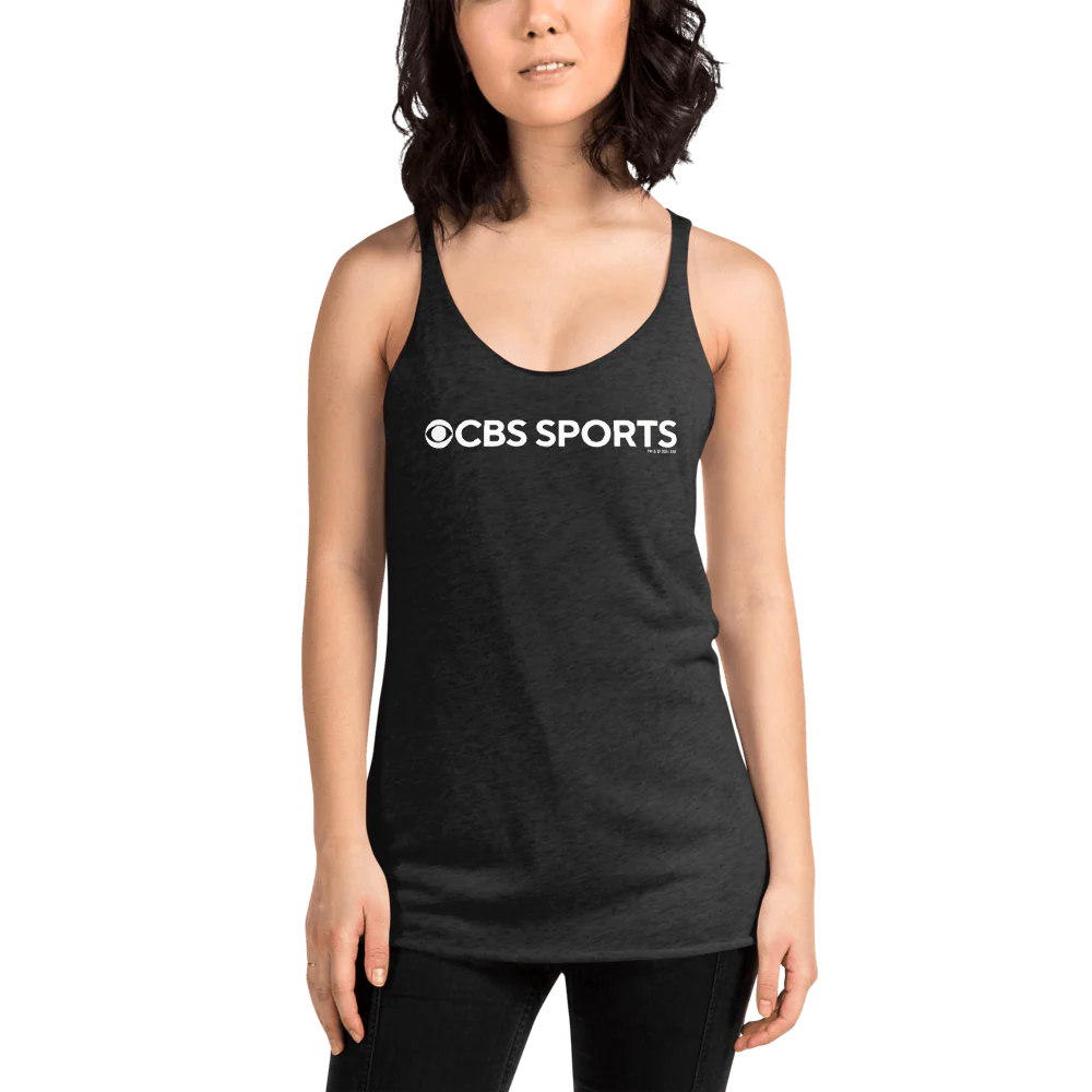 CBS Sports Logo Women's Tri-Blend Racerback Tank Top