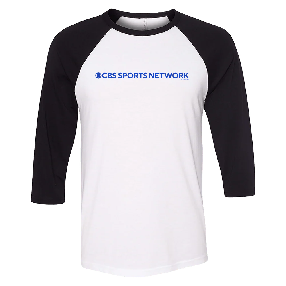 CBS Sports Network Logo 3/4 Sleeve Baseball T-Shirt