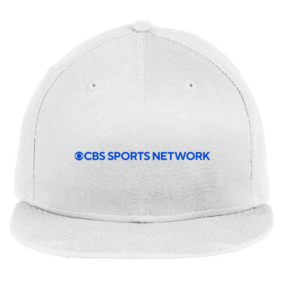 CBS Sports Network Logo Embroidered Flat Bill Hat - Image 4