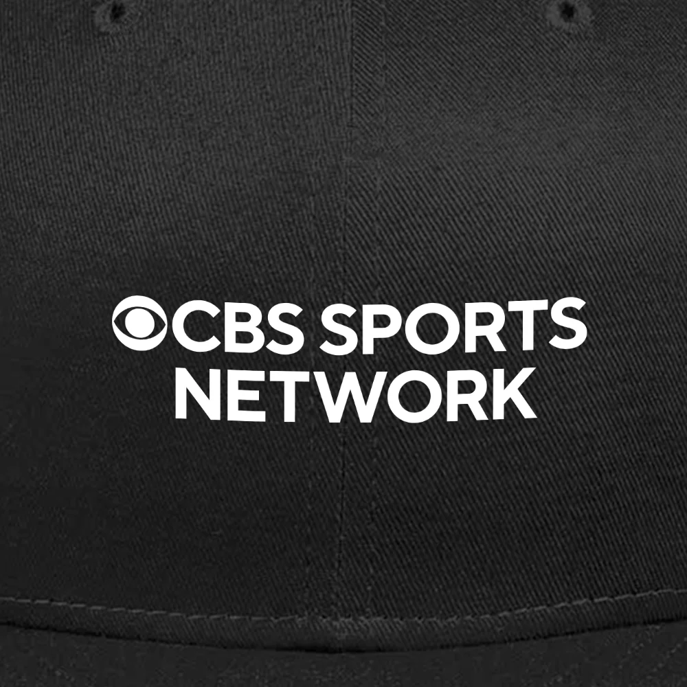 CBS Sports Network Logo Embroidered Flat Bill Hat - Image 2