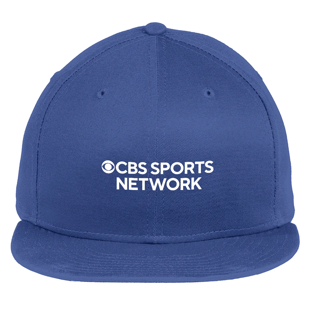 CBS Sports Network Logo Embroidered Flat Bill Hat - Image 4