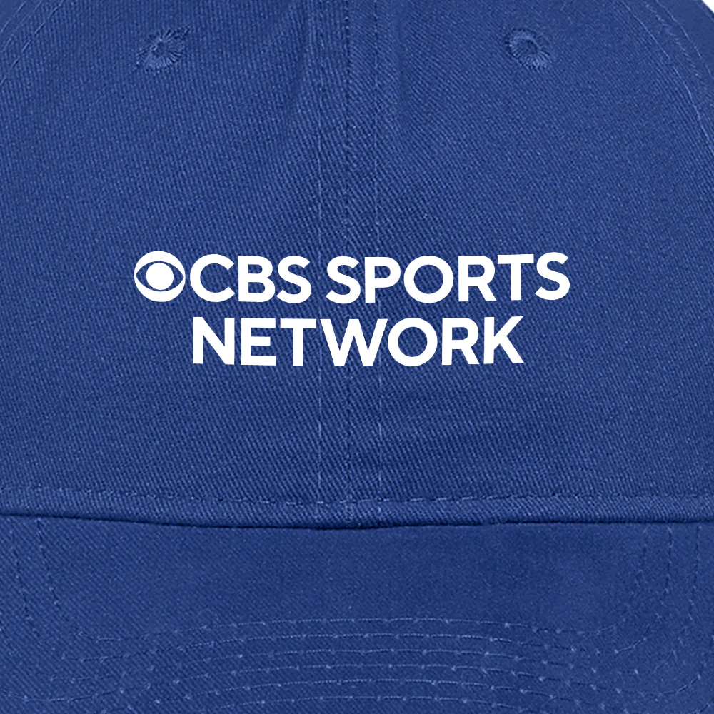 CBS Sports Network Logo Embroidered Flat Bill Hat - Image 5