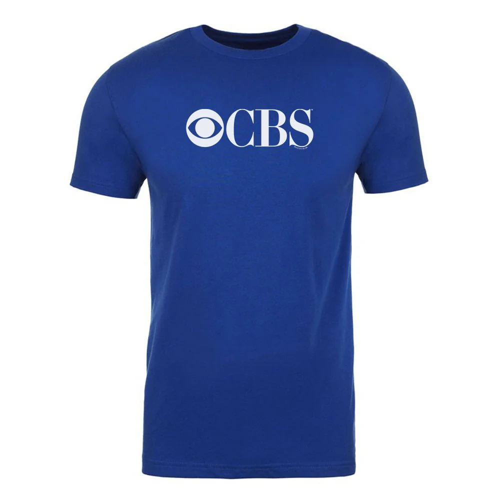 CBS Vintage Logo Adult Short Sleeve T-Shirt - Image 2