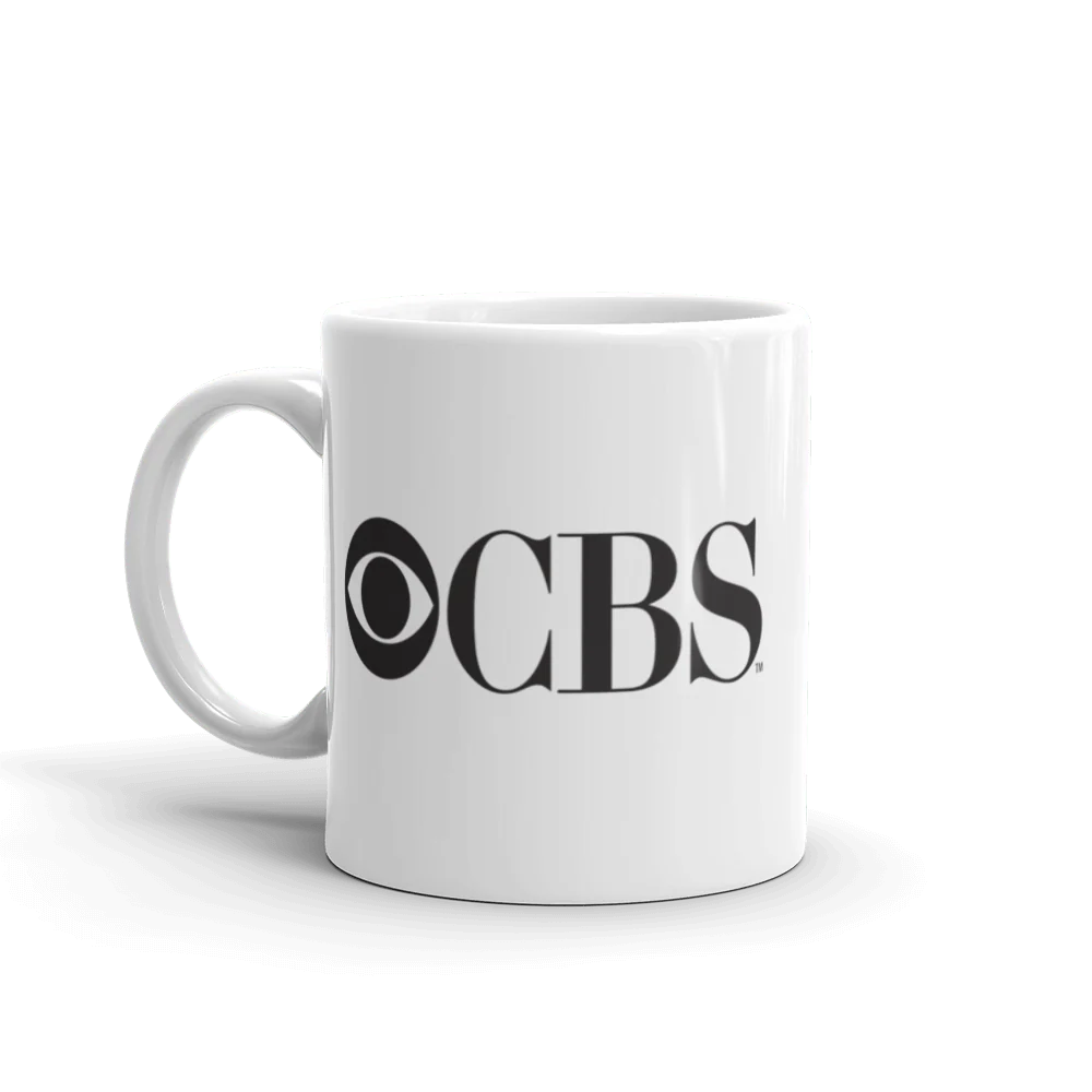 CBS Vintage Logo White Mug