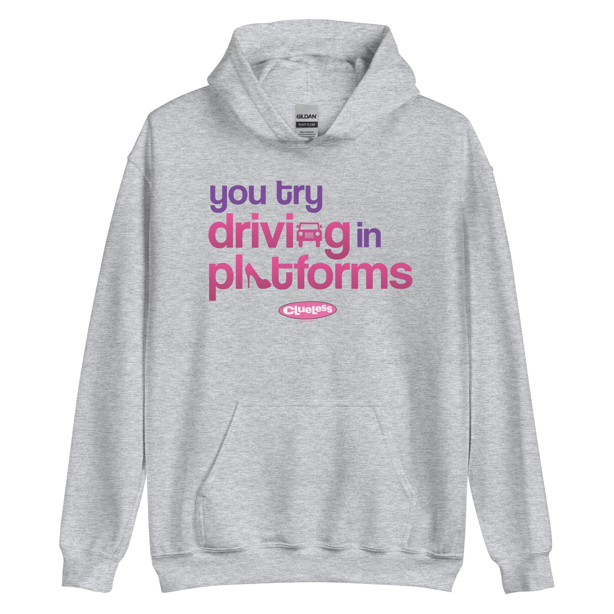 Clueless Driving In Platforms Hooded Sweatshirt