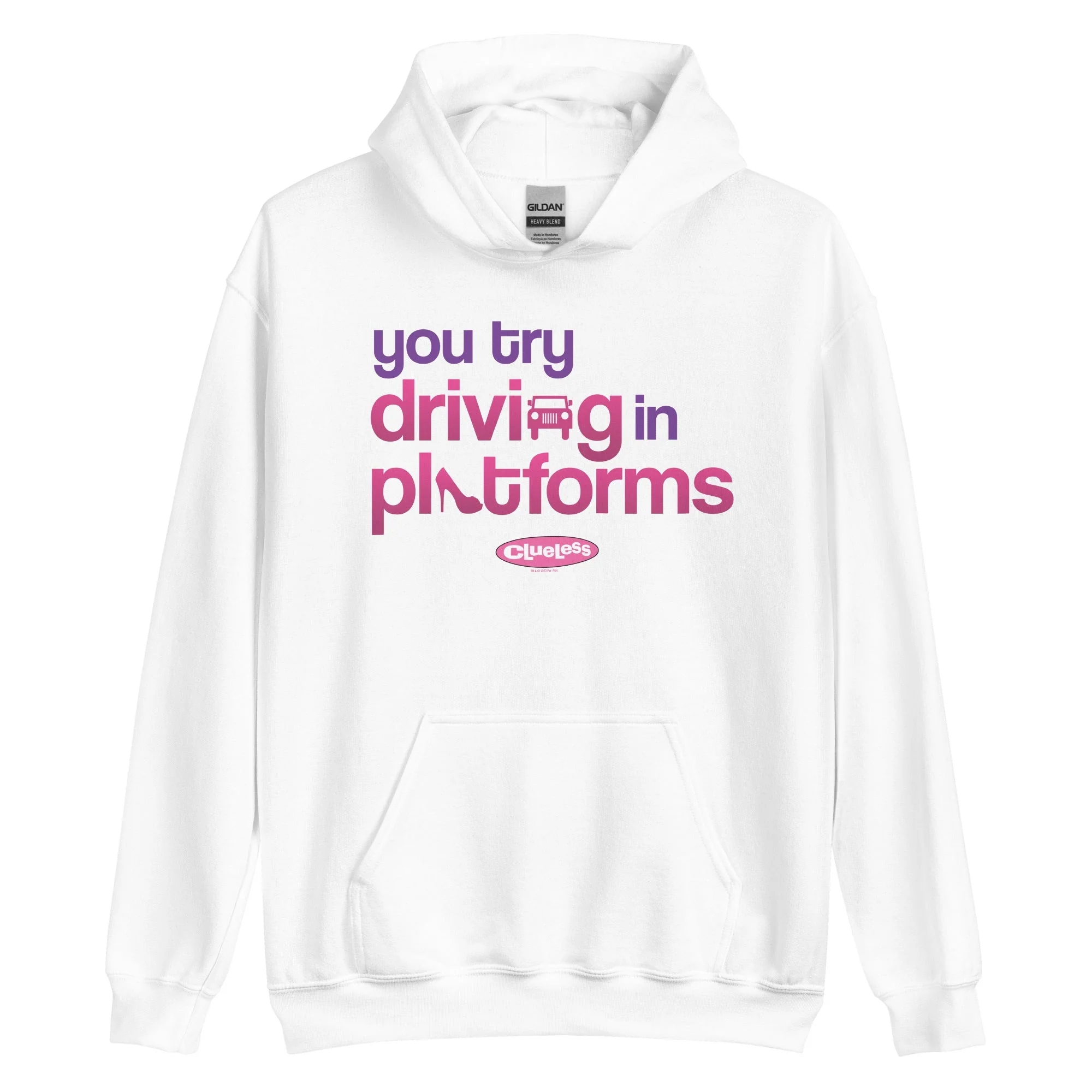Clueless Driving In Platforms Hooded Sweatshirt - Image 6