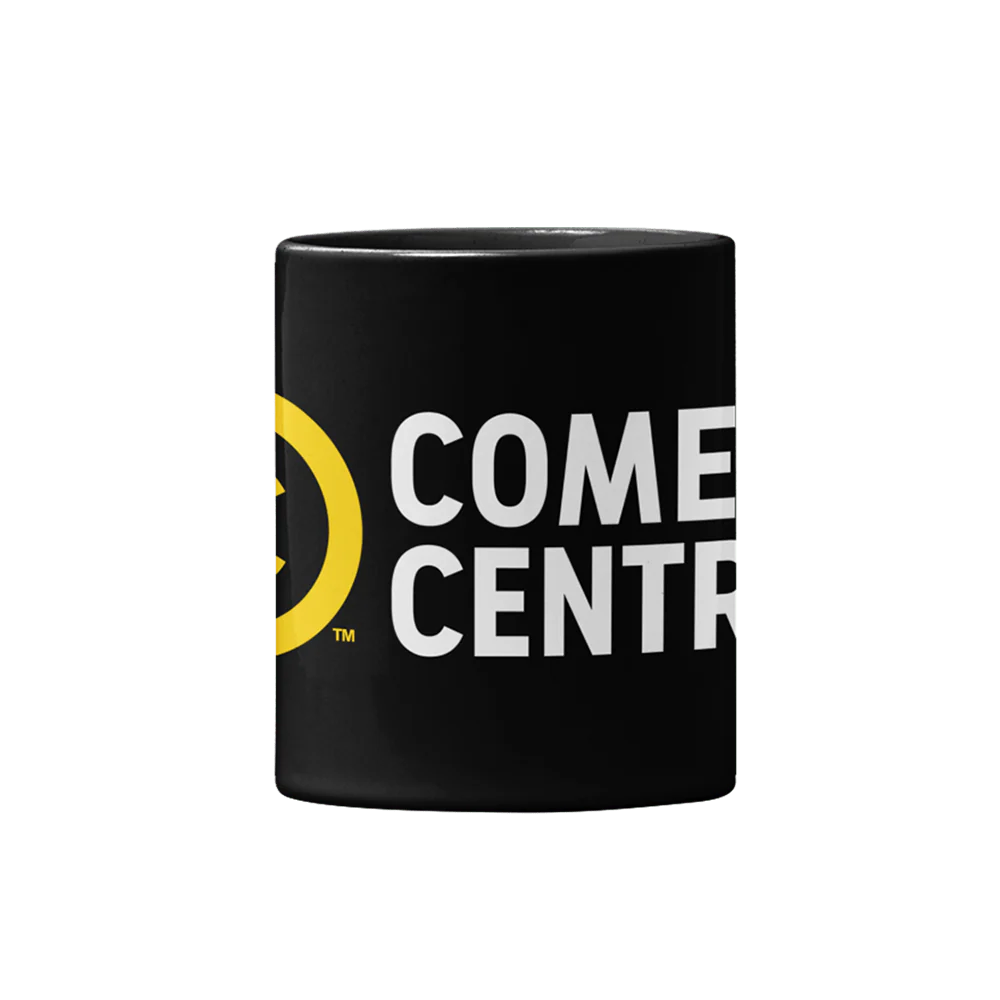Comedy Central Logo Full Wrap Black Mug - Image 3