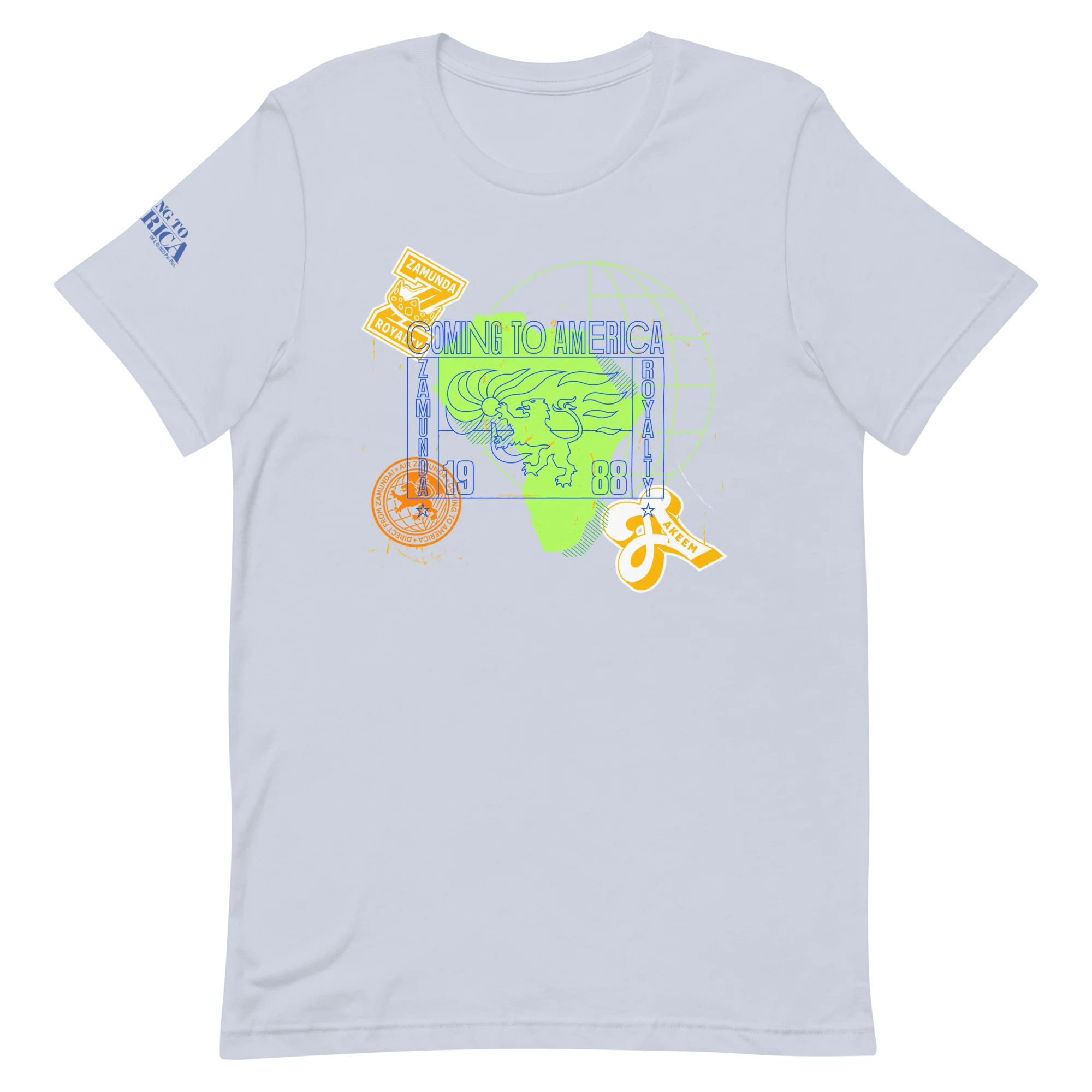 Coming To America Passport Stamp Adult Short Sleeve T-Shirt