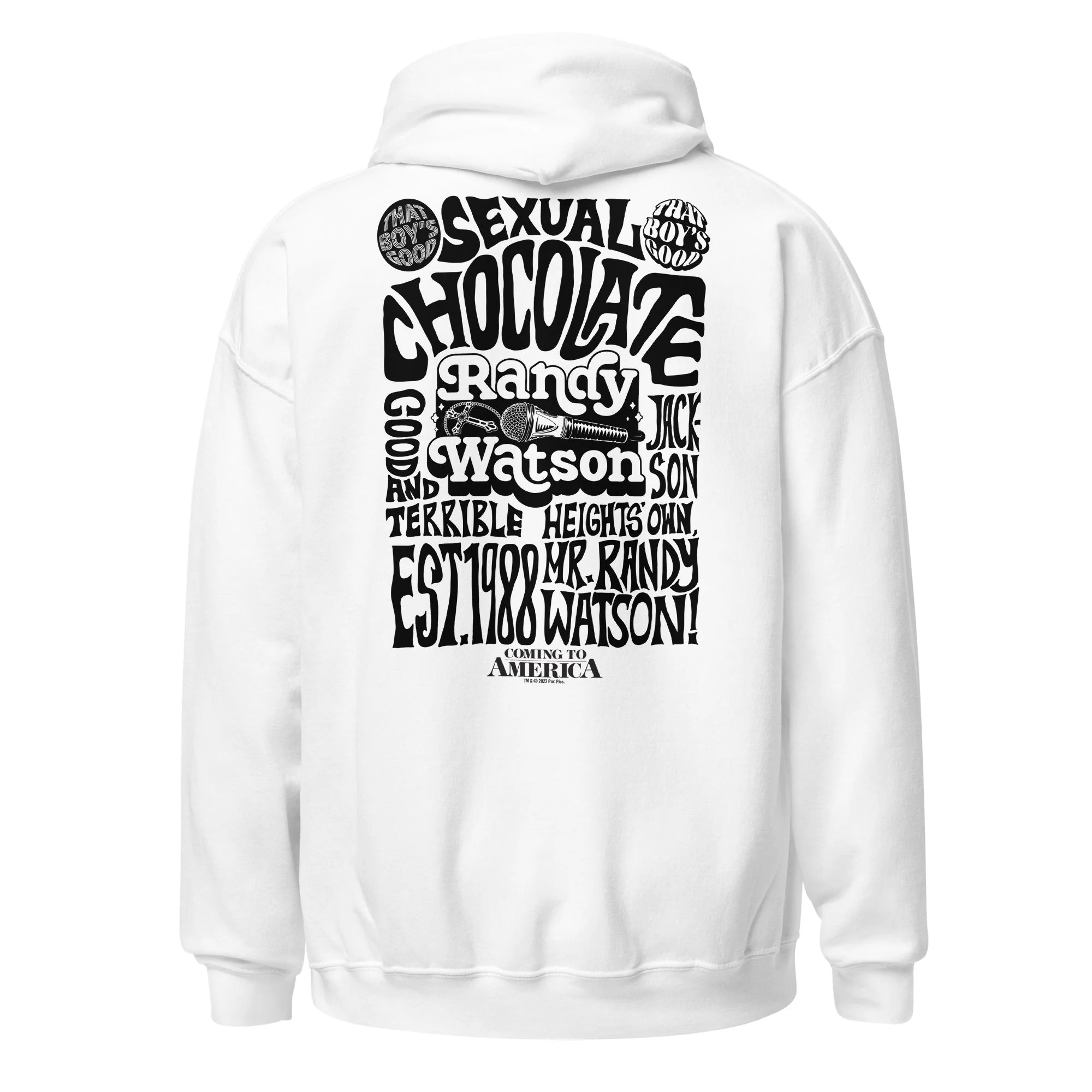 Coming To America Randy Watson Hooded Sweatshirt - Image 13