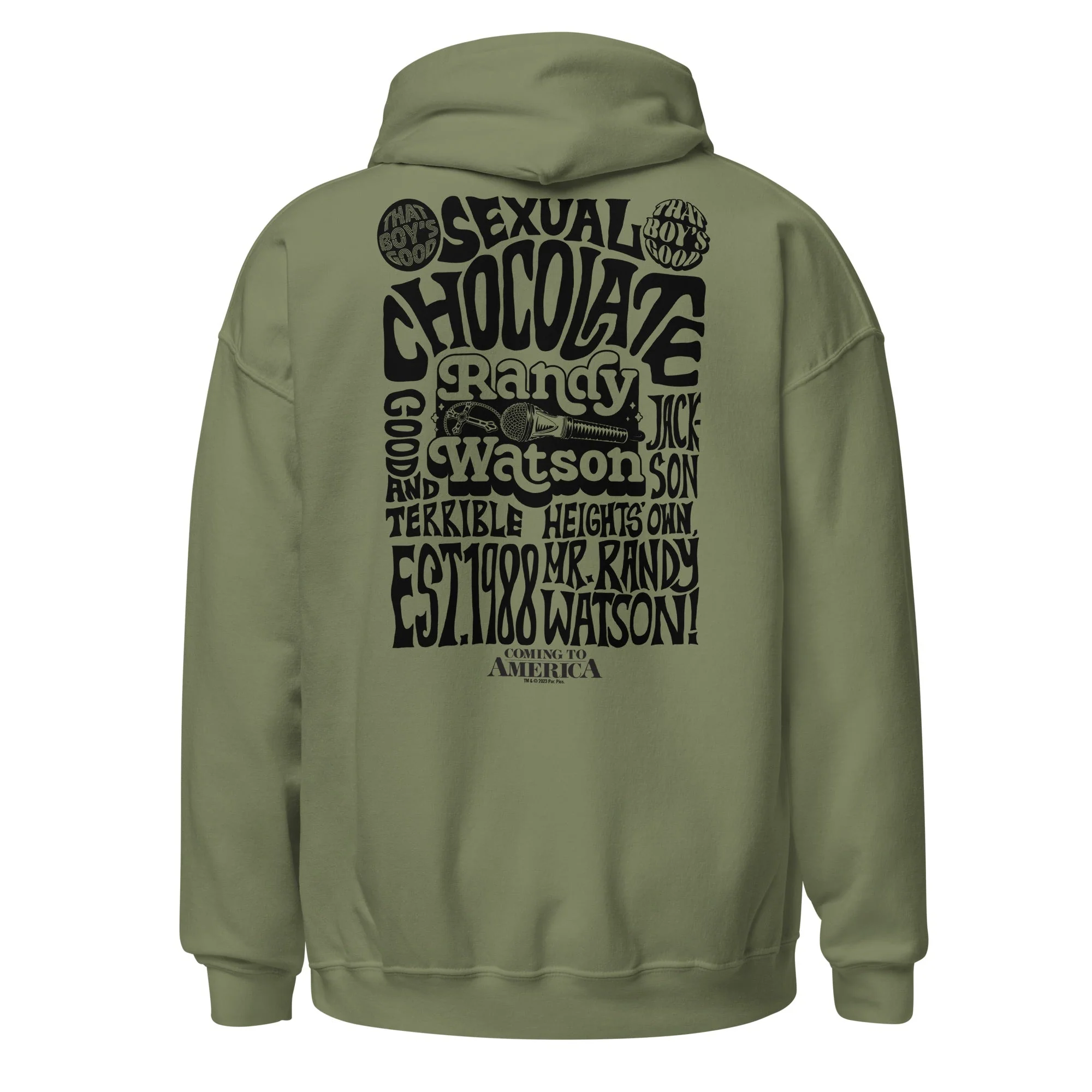 Coming To America Randy Watson Hooded Sweatshirt - Image 8