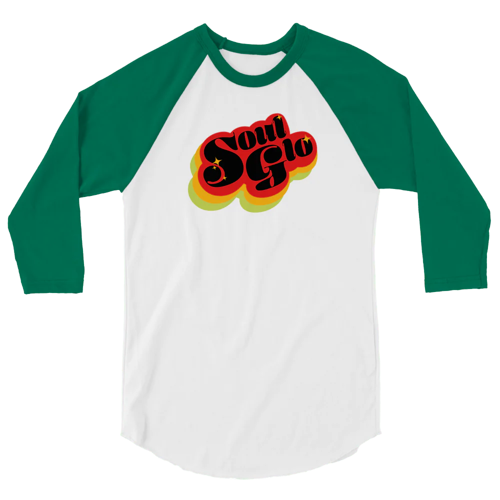 Coming To America Soul Glo Unisex 3/4 Sleeve Raglan Shirt - Image 3