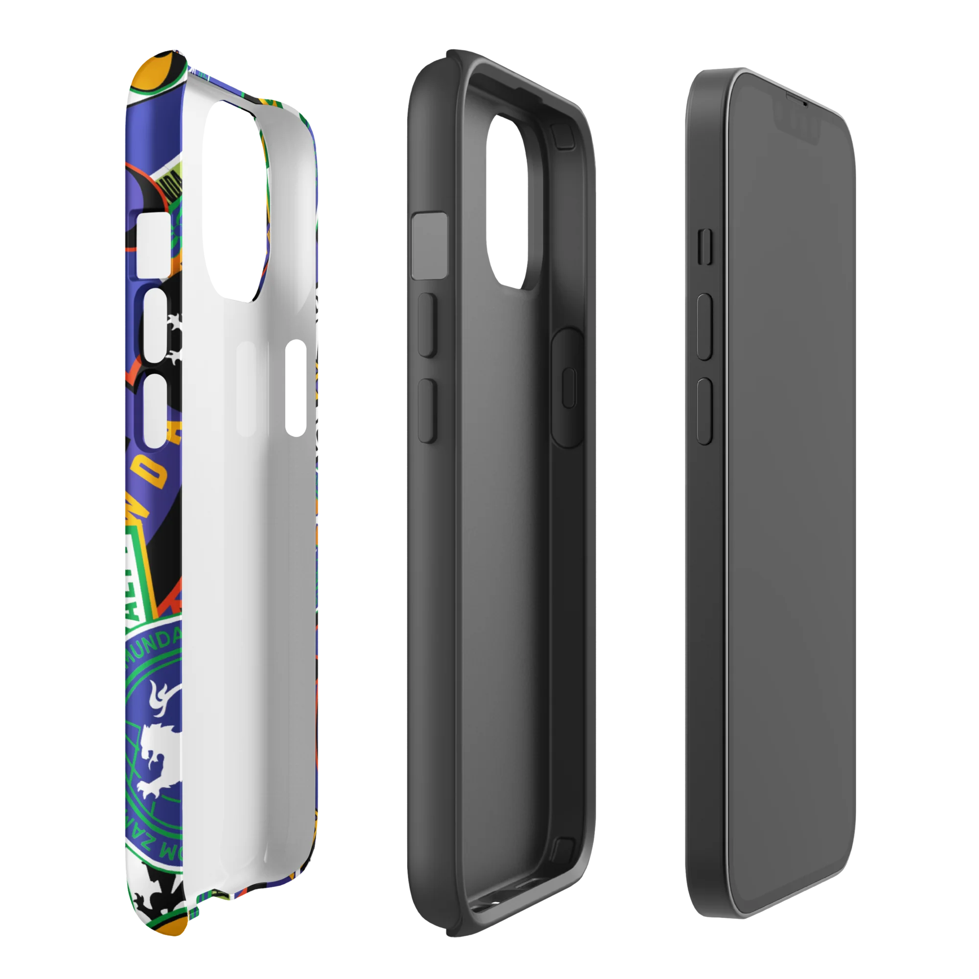 Coming To America Zamunda Pattern Tough Case for iPhone - Image 26