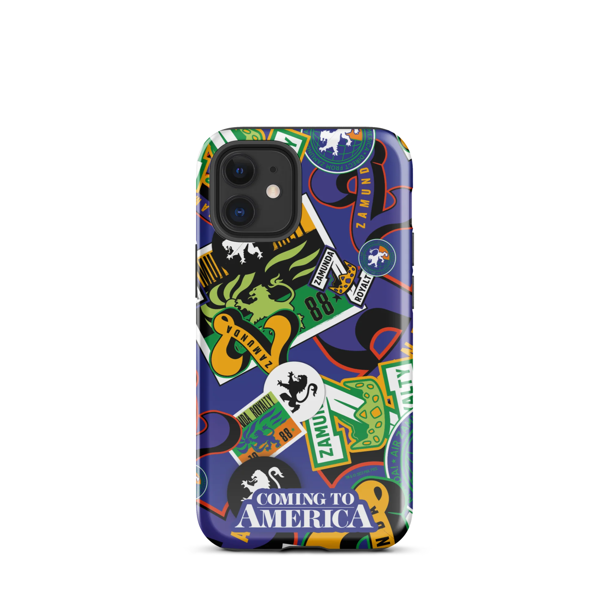 Coming To America Zamunda Pattern Tough Case for iPhone - Image 4