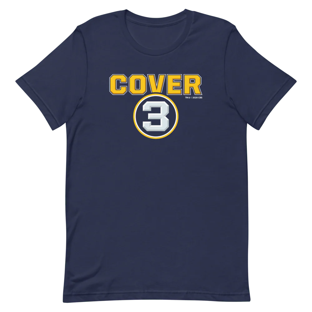 Cover 3 Logo Adult Short Sleeve T-Shirt - Image 3