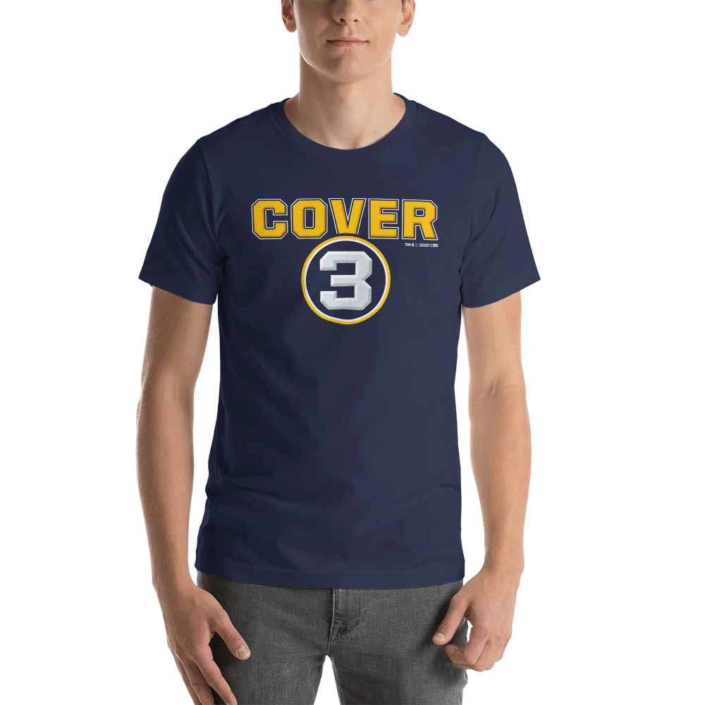 Cover 3 Logo Adult Short Sleeve T-Shirt - Image 4