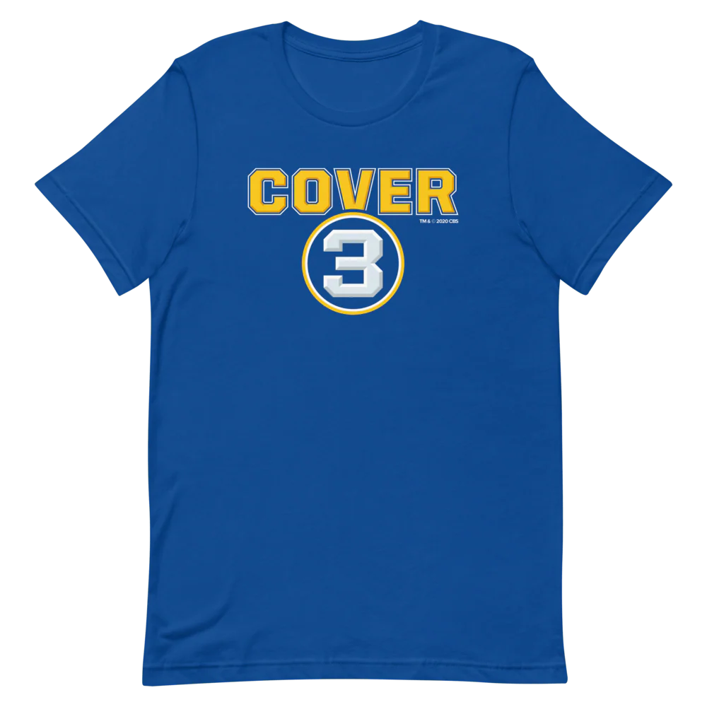 Cover 3 Logo Adult Short Sleeve T-Shirt - Image 5