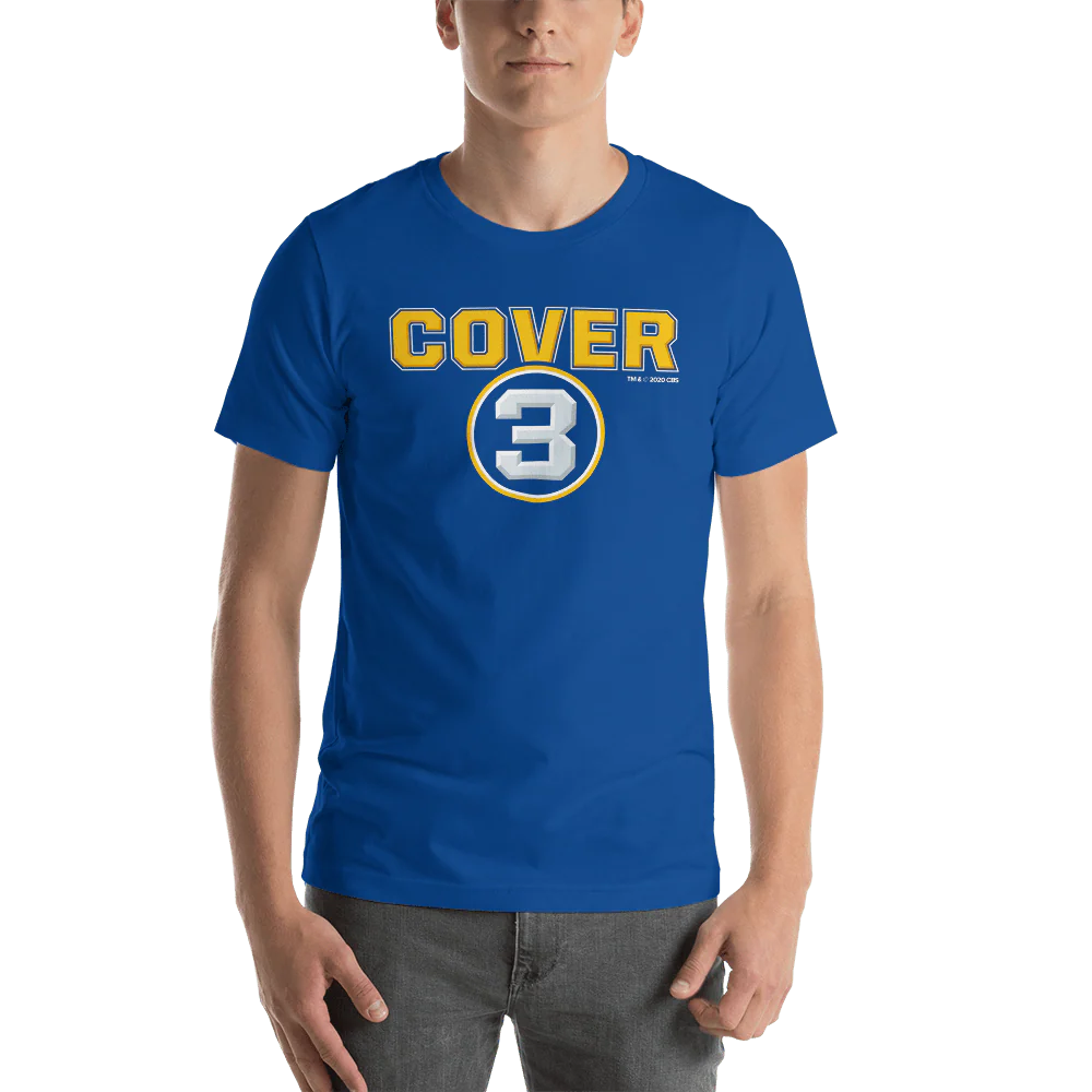 Cover 3 Logo Adult Short Sleeve T-Shirt - Image 6