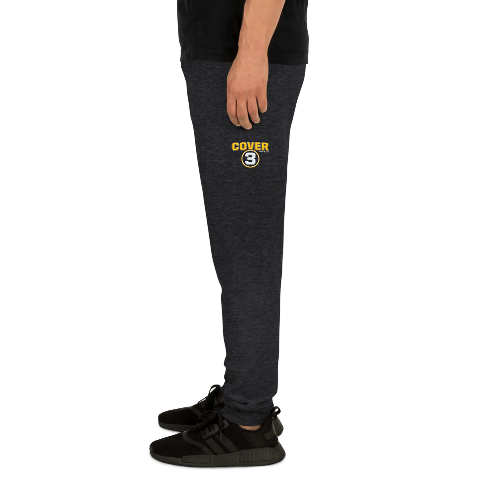 Cover 3 Logo Adult Fleece Joggers - Image 2