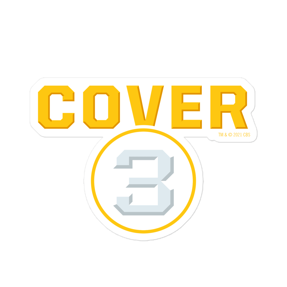 Cover 3 Logo Die Cut Sticker
