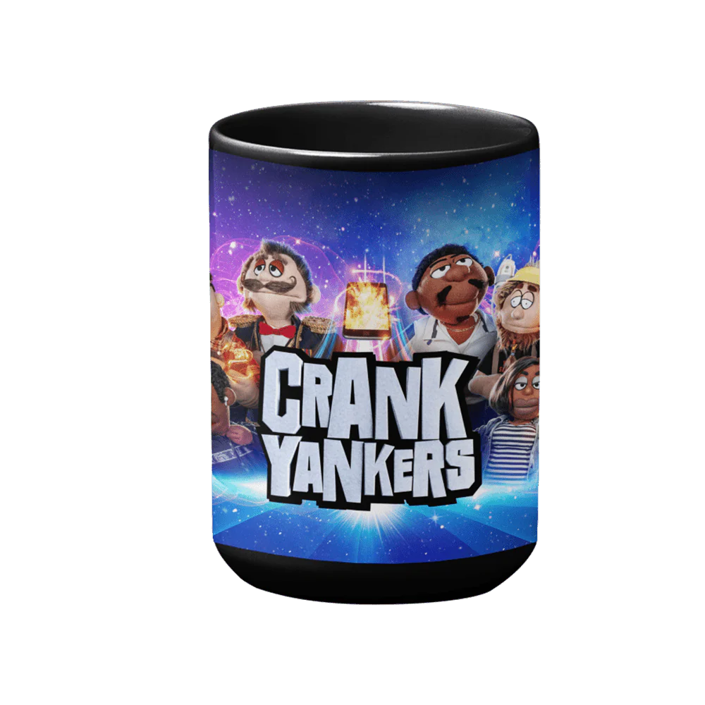Crank Yankers Key Art Full Wrap Black Mug - Image 8
