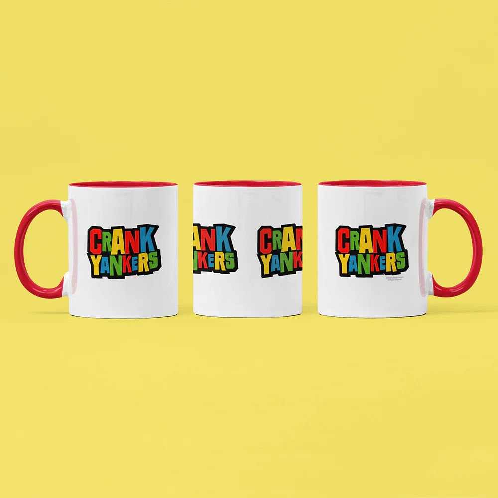 Crank Yankers Logo Two-Tone Mug - Image 4