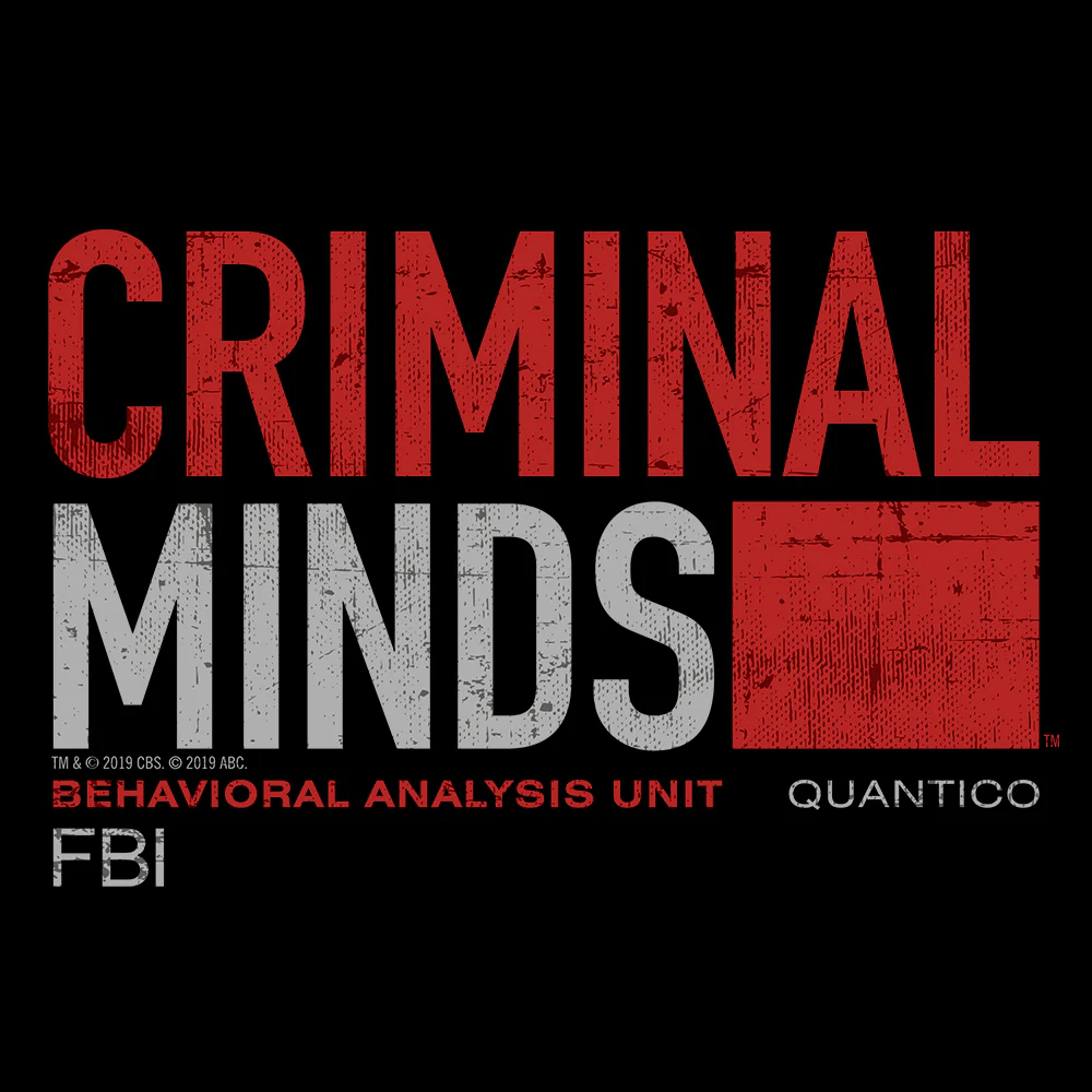 Criminal Minds Distressed BAU Quantico Adult Long Sleeve T-Shirt - Image 2