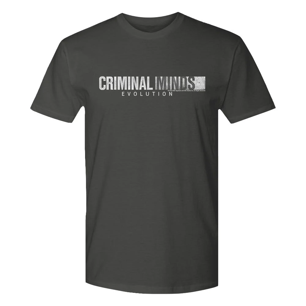 Criminal Minds Evolution Logo Adult Short Sleeve T-Shirt