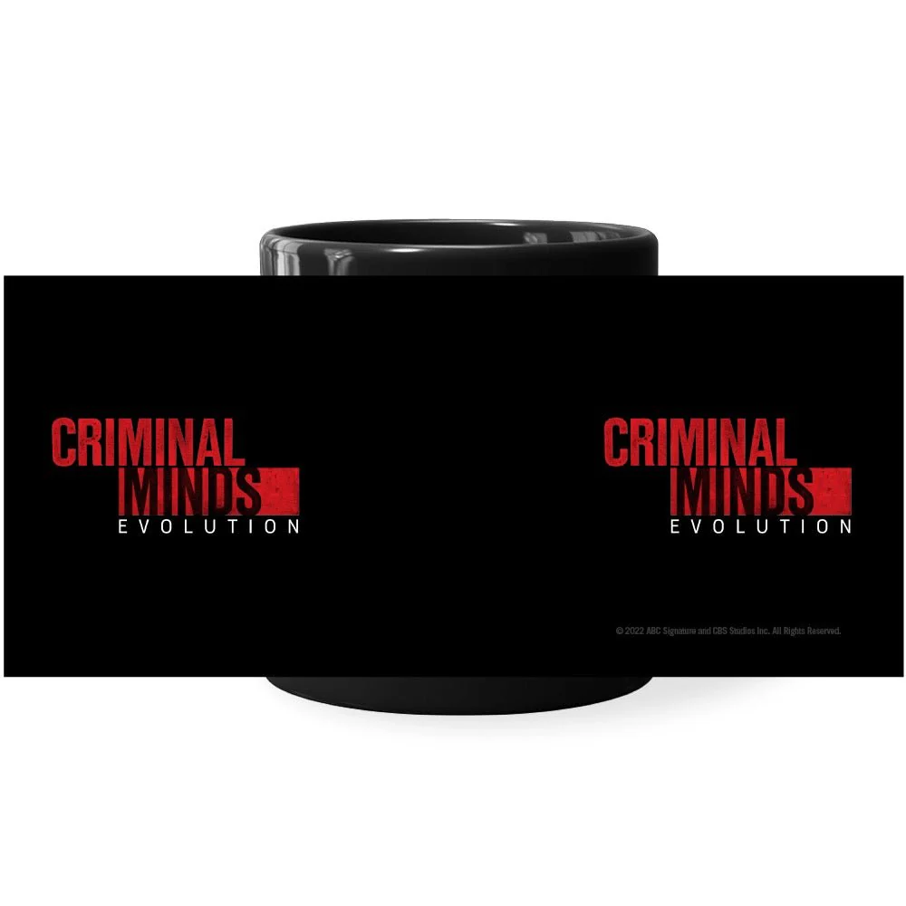 Criminal Minds Evolution Logo Black Mug - Image 2