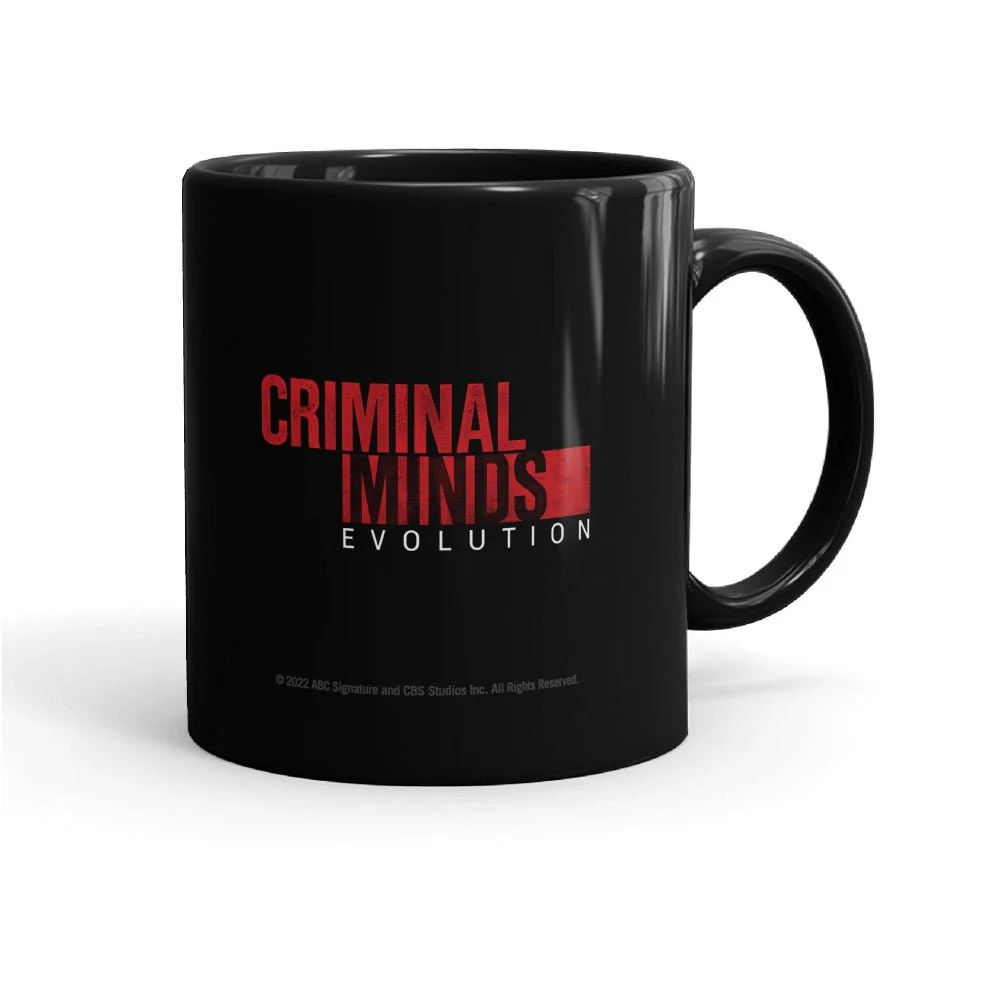 Criminal Minds Evolution Logo Black Mug - Image 4