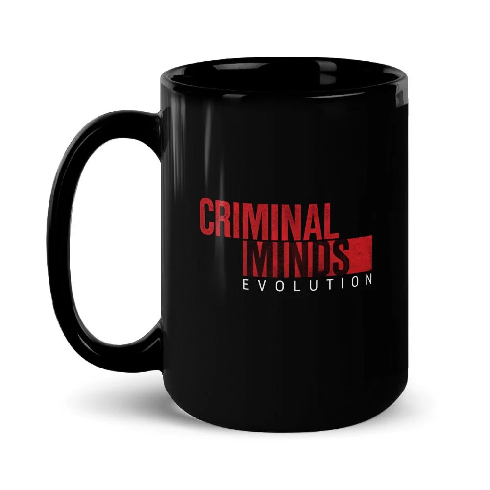 Criminal Minds Evolution Logo Black Mug - Image 5