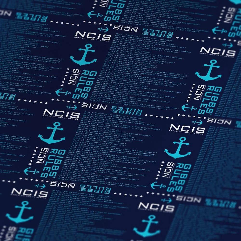 NCIS Gibbs Rules Wrapping Paper - Image 2