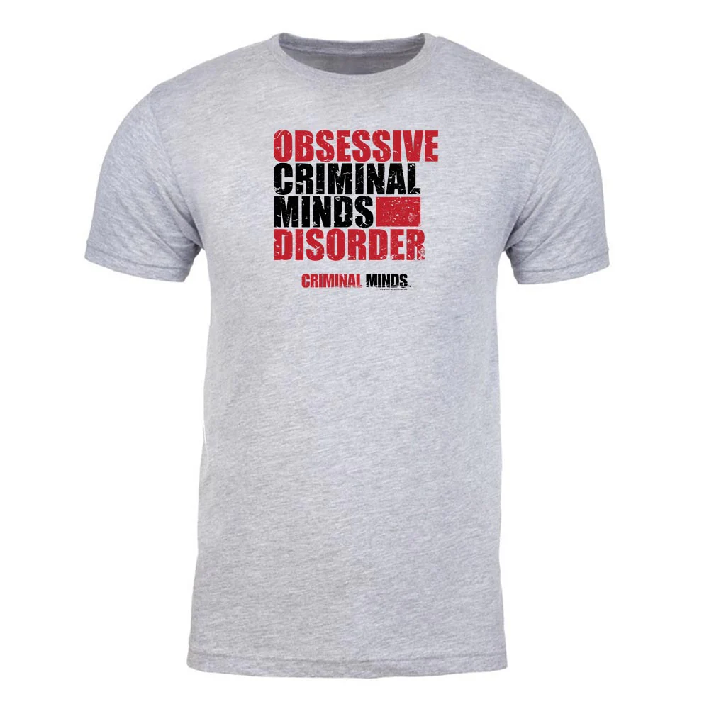 Criminal Minds Obsessive Criminal Minds Disorder Adult Short Sleeve T-Shirt - Image 2