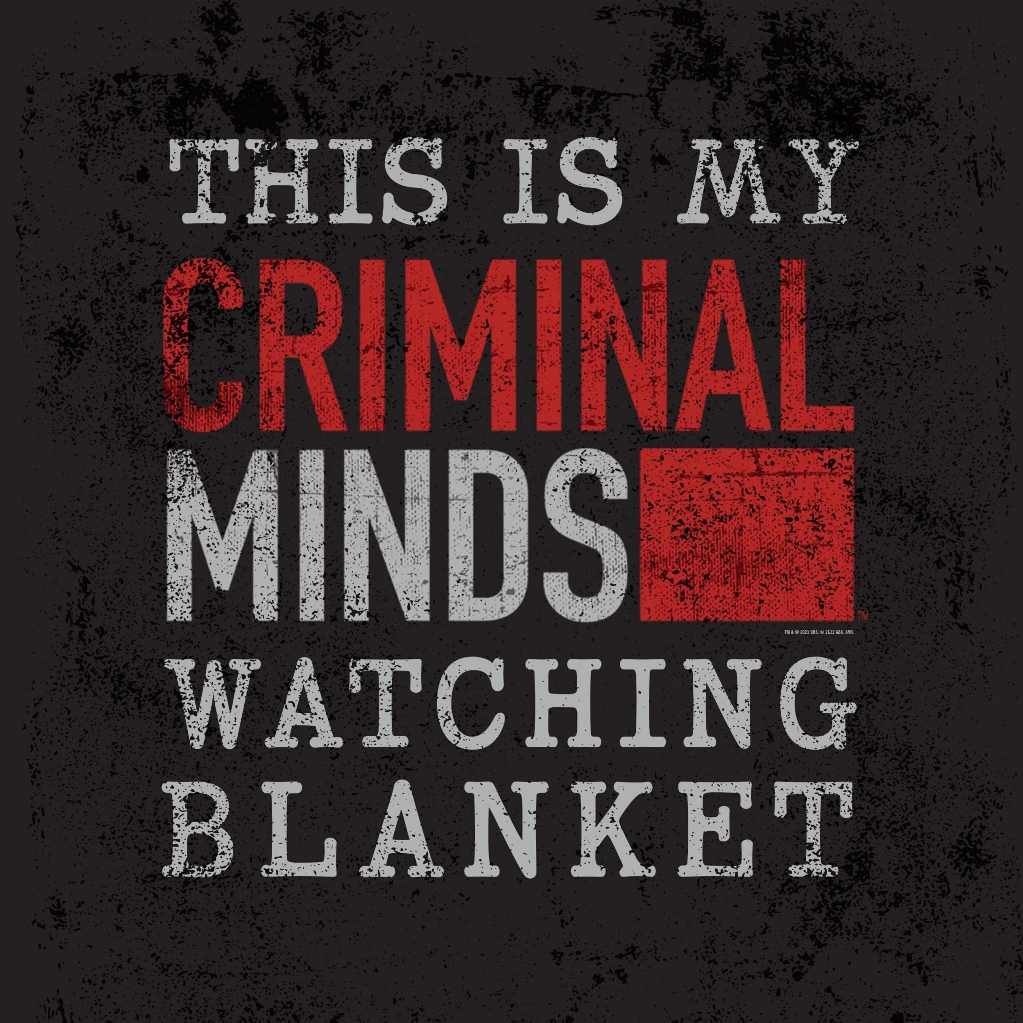Criminal Minds Watching Sherpa Blanket - Image 2