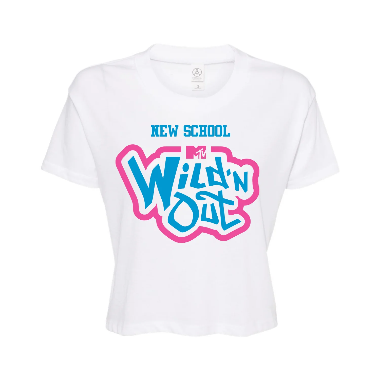 Wild 'N Out Neon Women's New School Cropped T-Shirt