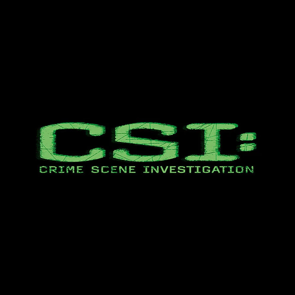 CSI: Crime Scene Investigation Glitch Logo Black Mug - Image 3