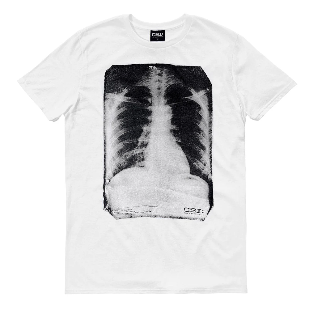 CSI: Crime Scene Investigation Glow in the Dark X-Ray Adult Short SleeveT-Shirt