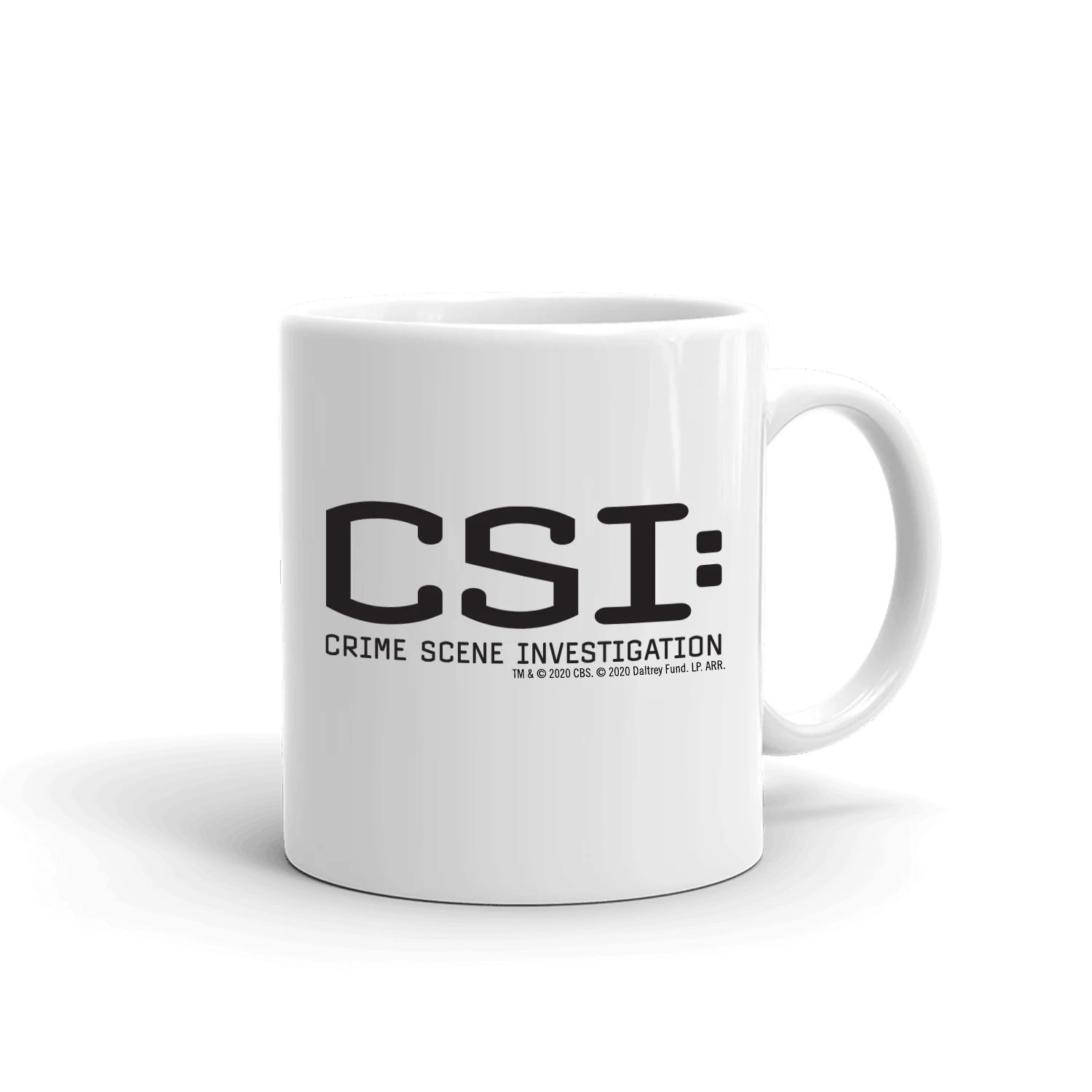 CSI: Crime Scene Investigation White Mug