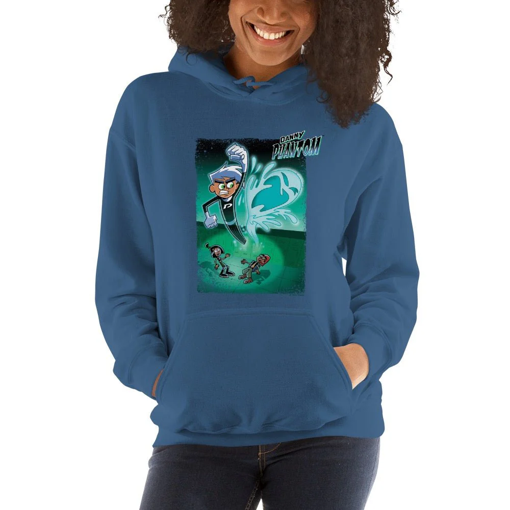 Danny Phantom Best Friends Adult Hooded Sweatshirt - Image 7