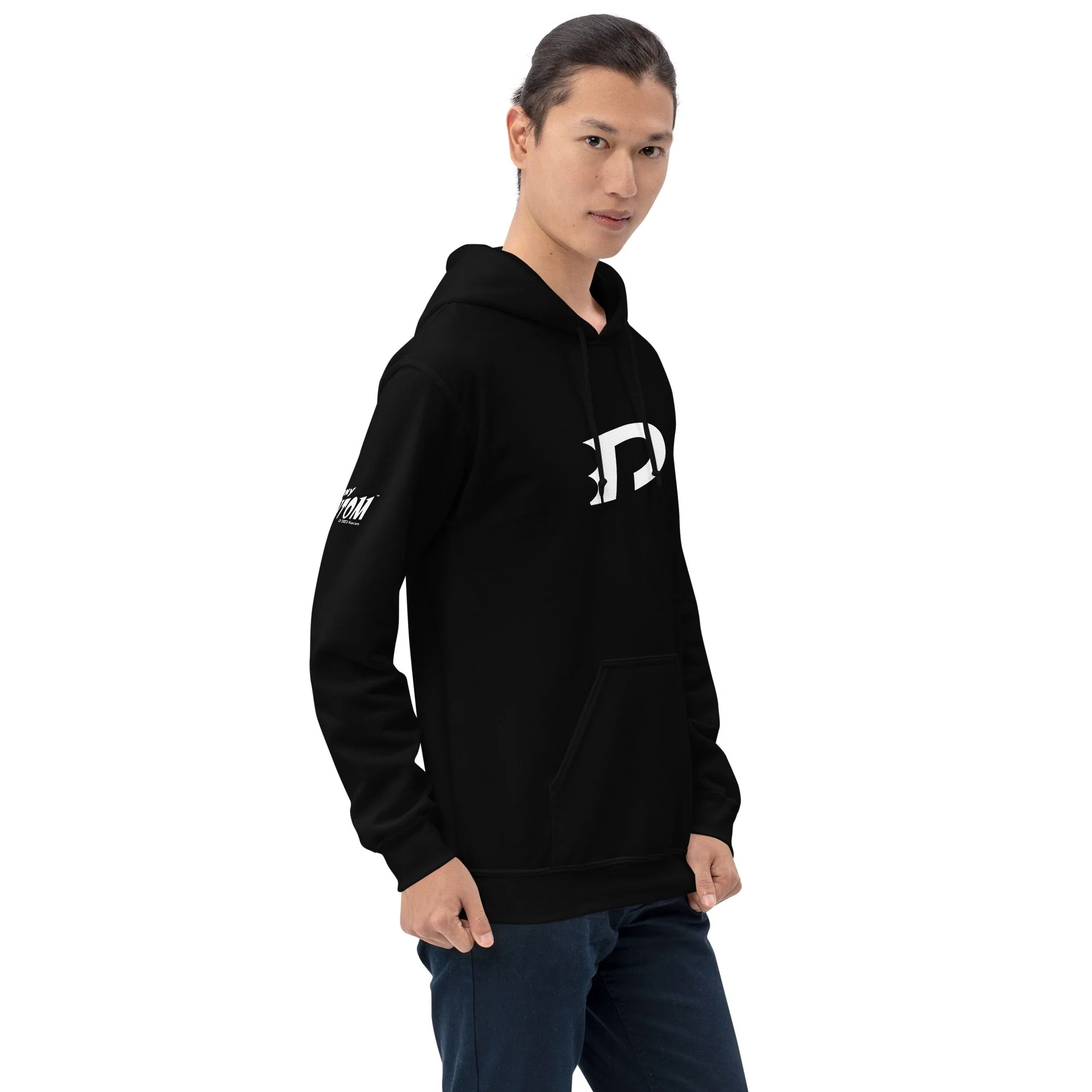 Danny Phantom Logo Adult Hooded Sweatshirt - Image 3